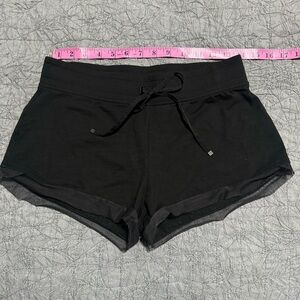 Victoria’s Secret Sport VS Black Athletic leisure lounge Shorts Tulle detail